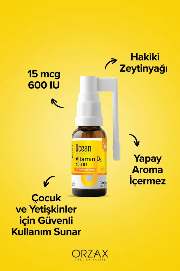 Vitamin D3 600 IU Sprey 20 ml